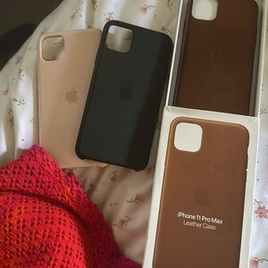 3 iPhone Leather Cases